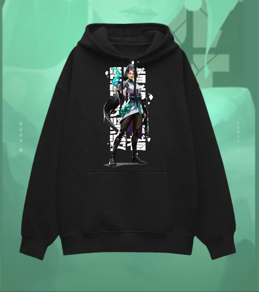 Sage – Guardian Spirit Valorant Oversized Hoodie | Layer Up in Style - Valorant