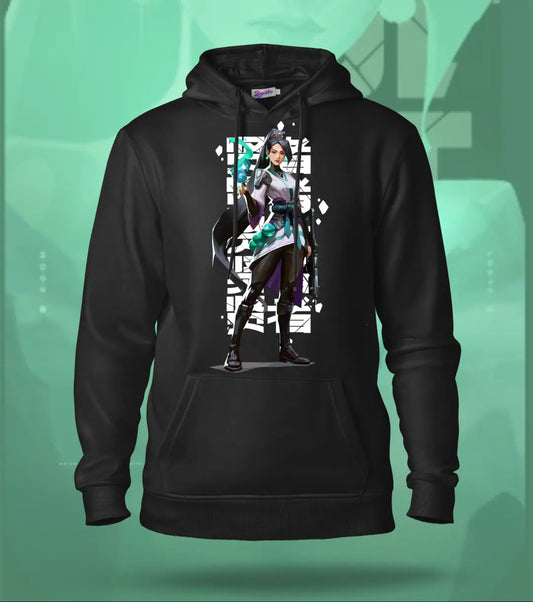 Sage | Valorant – Guardian Spirit Regular Hoodie - Black / XS - Valorant