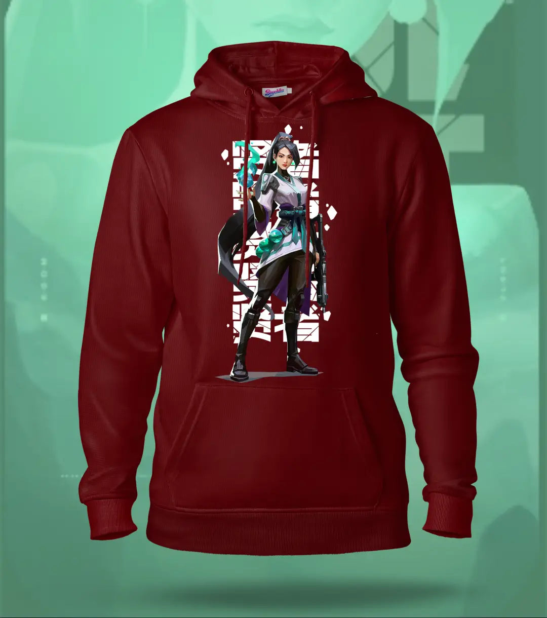 Sage | Valorant – Guardian Spirit Regular Hoodie - Maroon / XS - Valorant