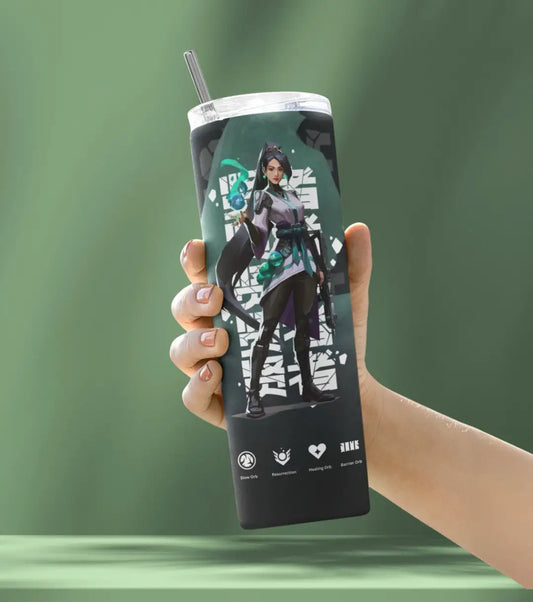 Sage Valorant Tumbler – Guardian Spirit | Desk-to-Ranked Essential - Valorant