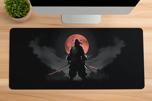 Samurai Warrior XL Gaming Mousepad – 80×33 cm - XL 80 x 33 Cm