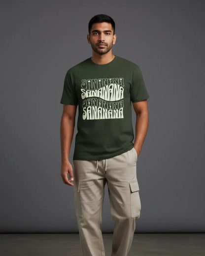 SANANANA OG Legacy BGMI T-Shirt | PUBG Meme Graphic Tee - Bottle Green / S - BGMI/PUBG