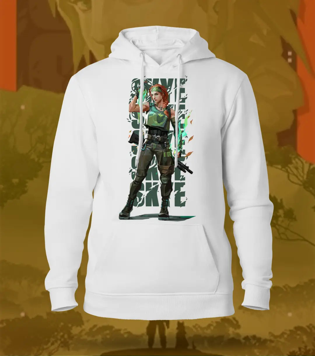 Skye | Valorant – Nature’s Resolve Regular Hoodie - White / XS - Valorant