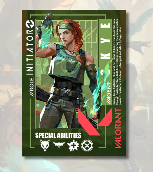 Skye Valorant Poster – Nature’s Guardian Wall Art | Fresh Energy for Gamer Spaces - A4 / Unframed - Valorant
