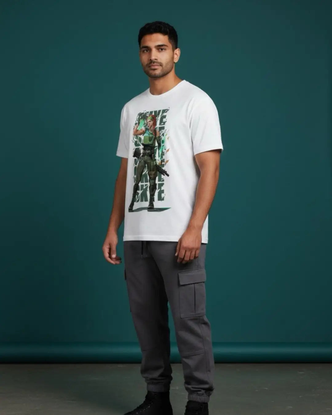Skye - Wild Spirit Valorant T Shirt | Nature-Driven Tee - Front Only / White / S - Valorant