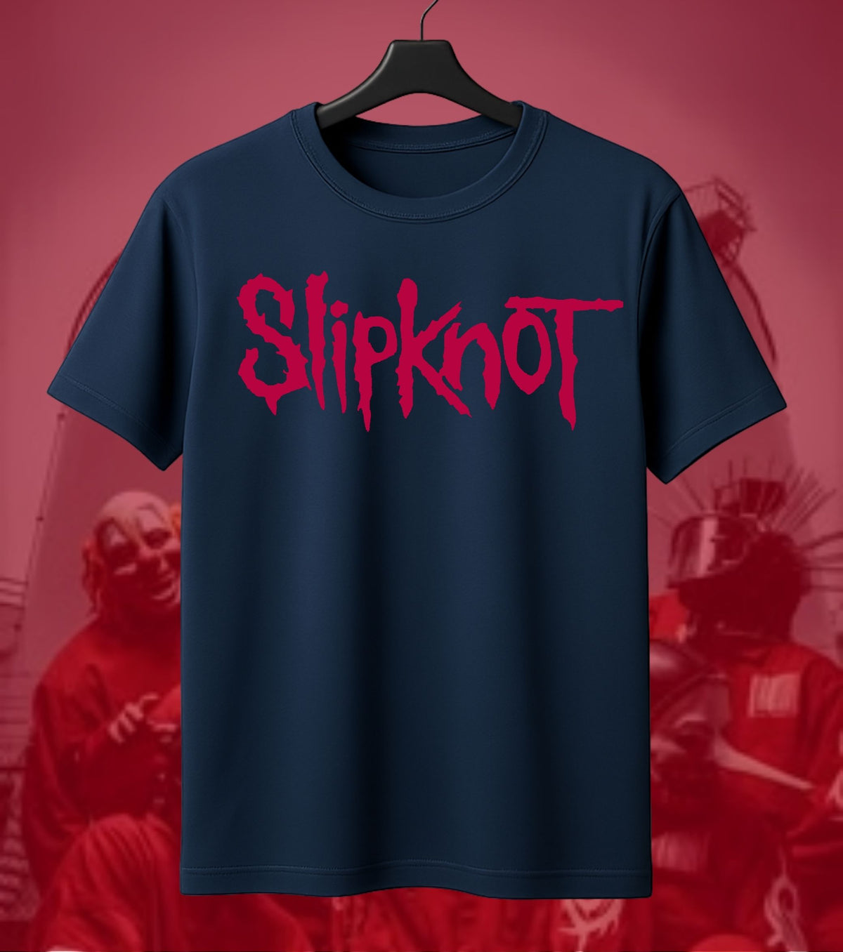 Slipknot regular T-shirt common navy logo