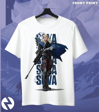 Sova - Recon Vision Valorant T Shirt | See First Tee - Front Only / White / S - Valorant