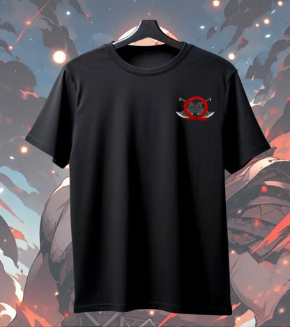 Spartan Warrior Graphic Oversized T-Shirt – Bold Mythic Fighter Streetwear T-Shirt - God of War
