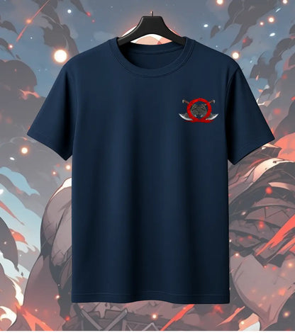 Spartan Warrior Graphic Oversized T-Shirt – Bold Mythic Fighter Streetwear T-Shirt - God of War