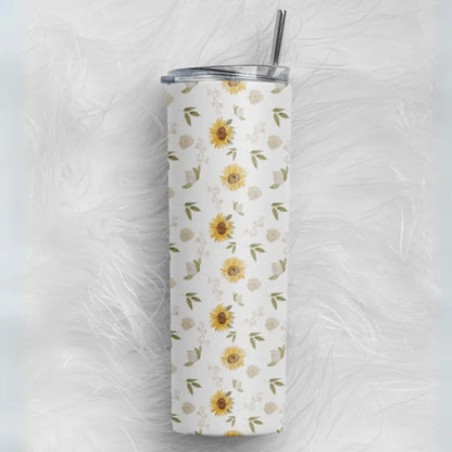 Sunflower Bliss Skinny Tumbler (591 ml / 20 oz)