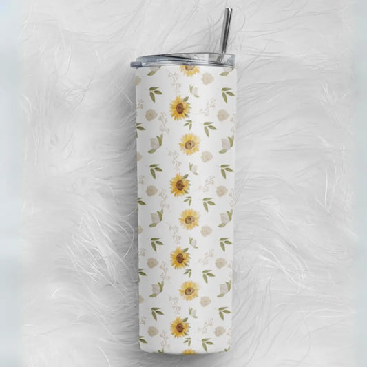 Sunflower Bliss Skinny Tumbler (591 ml / 20 oz)
