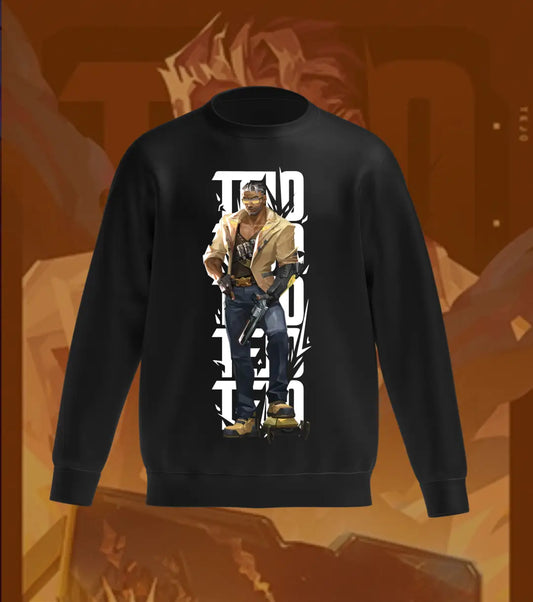 Tejo Heatwave Sweatshirt – Valorant Edition - Black / Regular / XS - Valorant