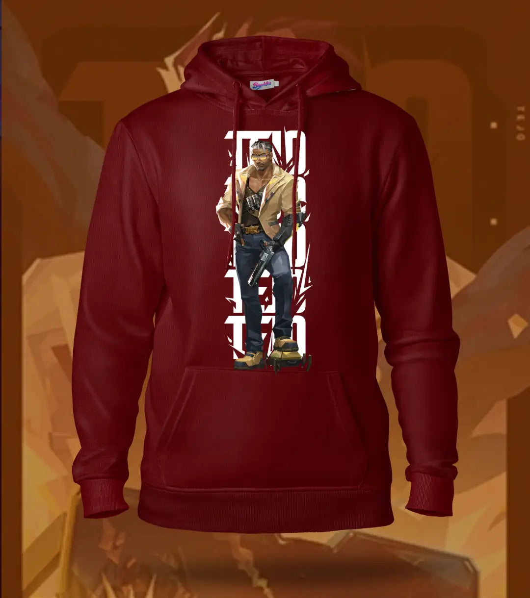 Tejo | Valorant – Street Enforcer Regular Hoodie - Maroon / XS - Valorant