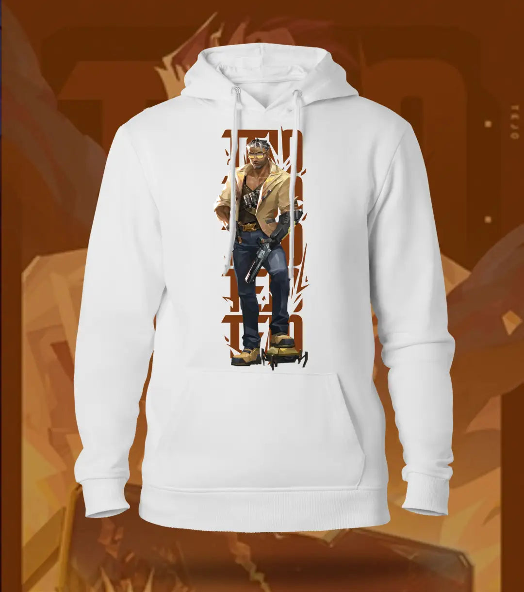 Tejo | Valorant – Street Enforcer Regular Hoodie - White / XS - Valorant