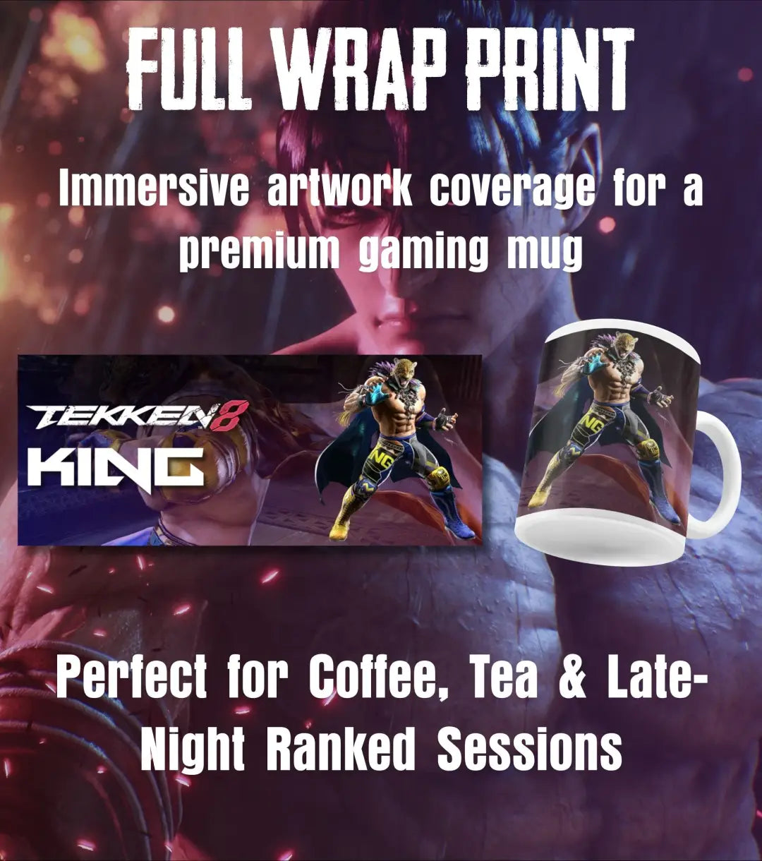 Tekken 8 Jin Kazama Coffee Mug | Premium Gaming Mug for Tekken Fans - Mug