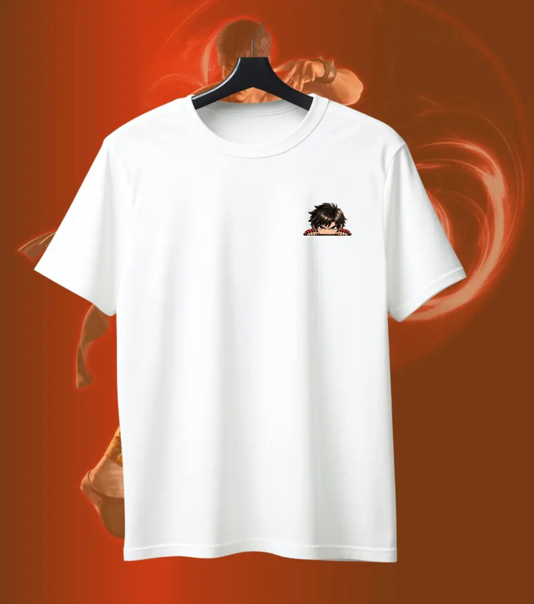 Tekken 8 Marshall Law Graphic T-Shirt for Men | Martial Arts Fighter Gaming Tee | Premium Cotton Anime Gaming