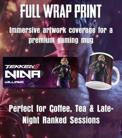 Tekken 8 Nina Williams Gaming Mug | Premium Ceramic Coffee Mug - Mug