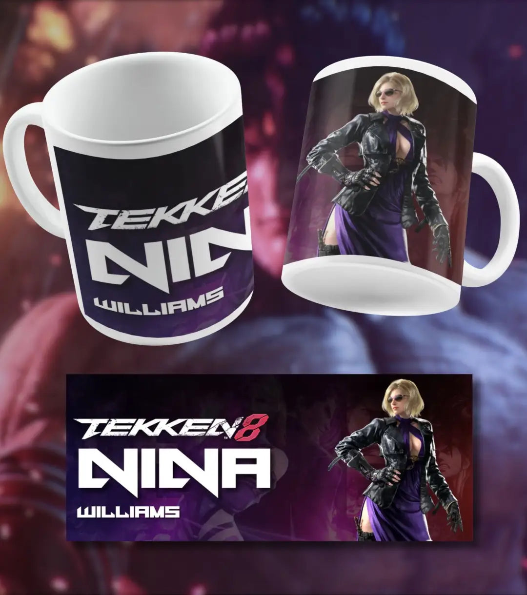 Tekken 8 Nina Williams Mug