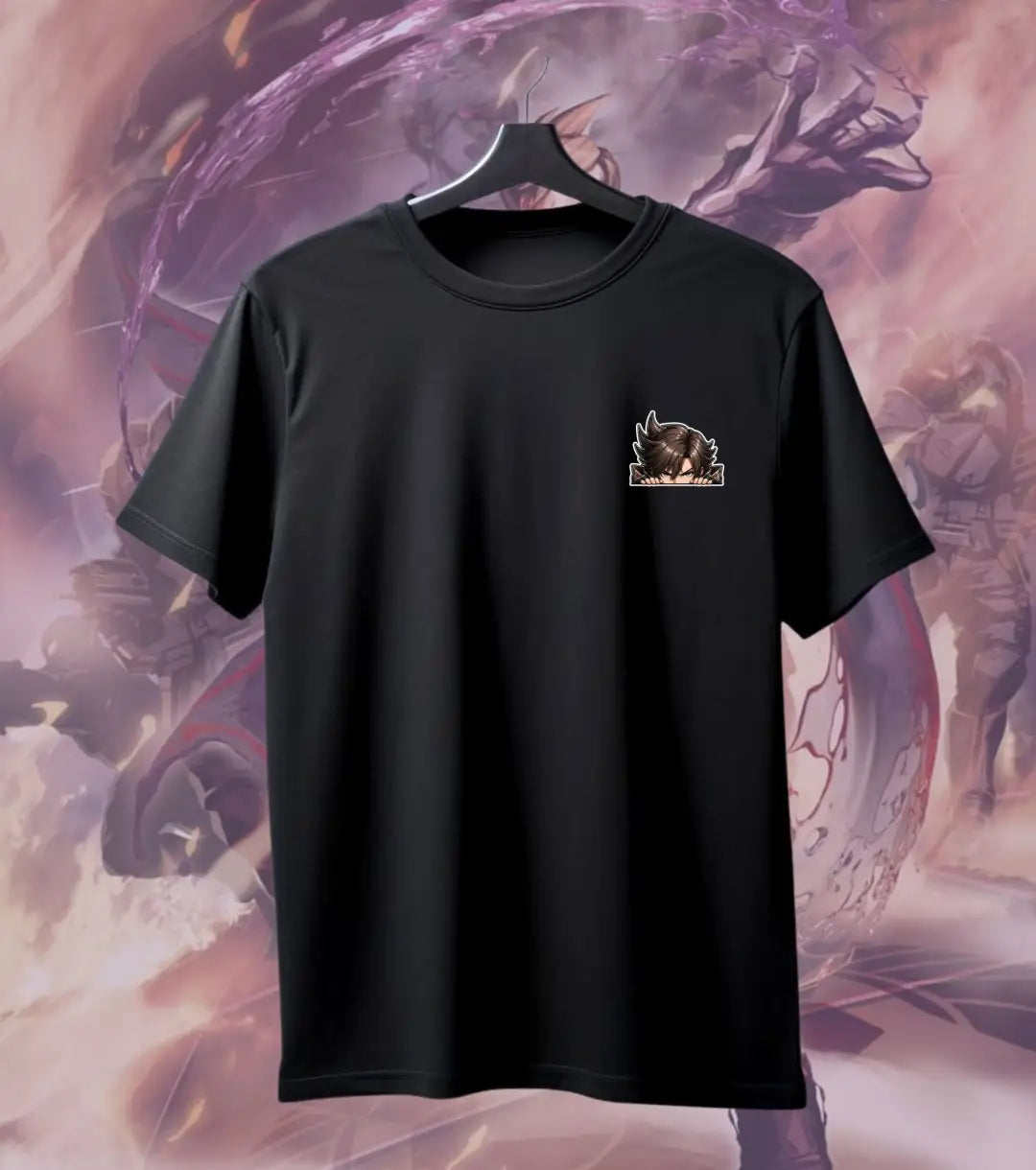 Tekken Lars Alexandersson Graphic T-Shirt for Men | Electric Warrior Gaming Tee | Premium Cotton Gamer T-Shirt - Tekken