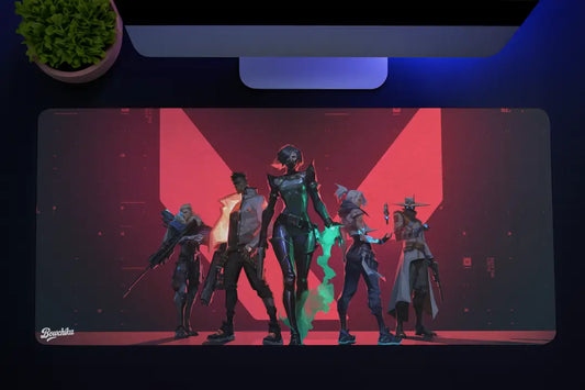 Valorant Agents XL Gaming Mousepad Squad Edition - XL 80 x 33 Cm - Valorant