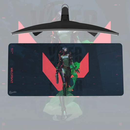 Valorant Viper Iconic Emblem Desk Mat - XL 80 x 33 Cm - Valorant