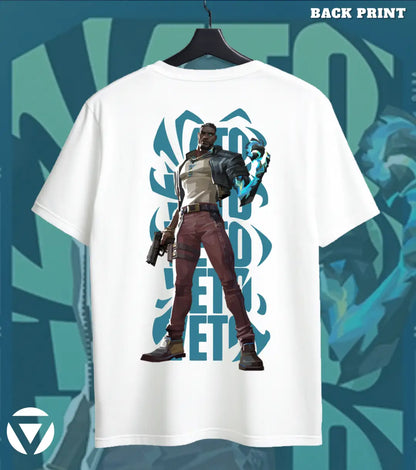 VETO Valorant Agent Graphic Tee - Back (Dual Print) / White / S - Valorant