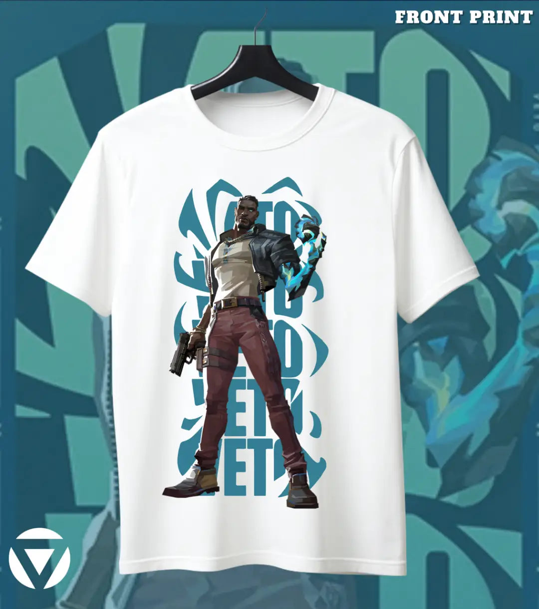 VETO Valorant Agent Graphic Tee - Front Only / White / S - Valorant
