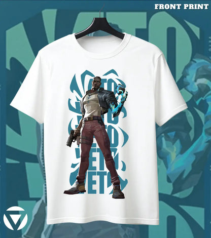 VETO Valorant Agent Graphic Tee - Front Only / White / S - Valorant