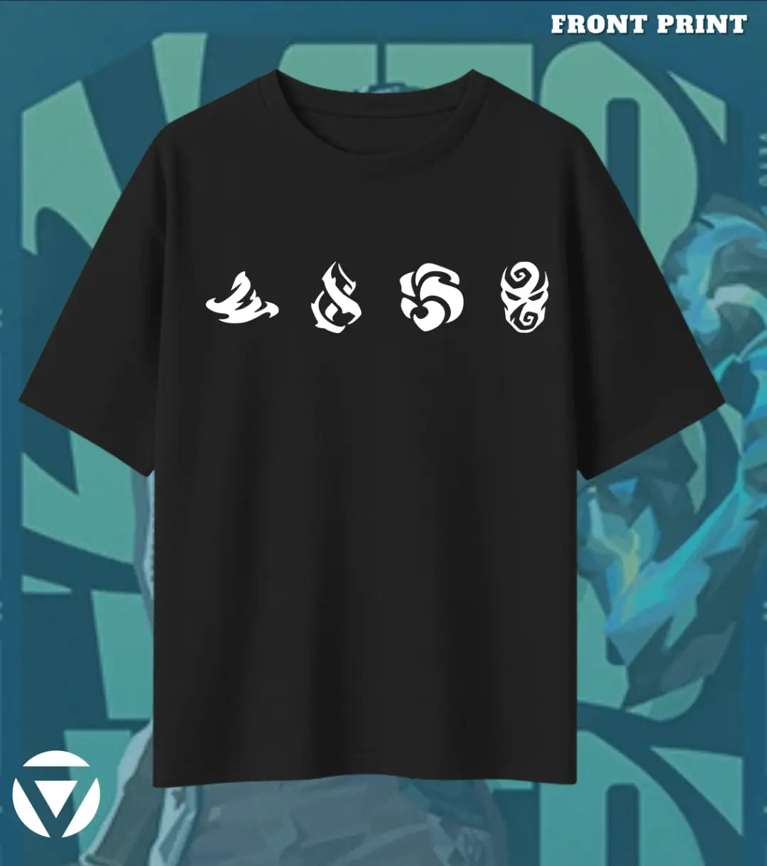 VETO Valorant Oversized T Shirt | Tactical Heavyweight Tee - Valorant