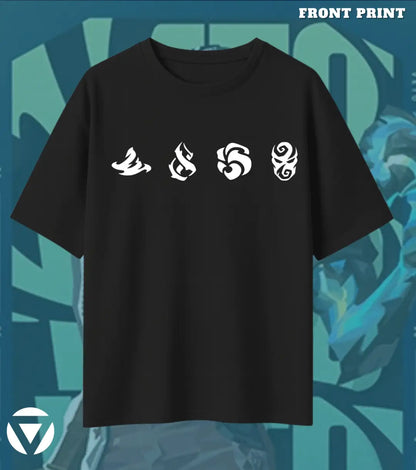 VETO Valorant Oversized T Shirt | Tactical Heavyweight Tee - Valorant