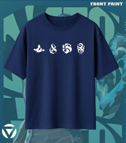 VETO Valorant Oversized T Shirt | Tactical Heavyweight Tee - Valorant