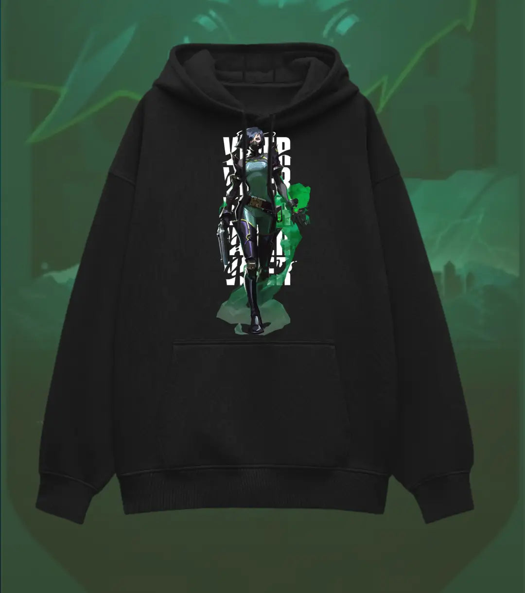 Viper – Toxic Precision Valorant Oversized Hoodie | Bold Comfort Fit - Valorant