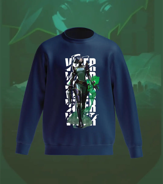 Viper Venom Sweatshirt – Valorant Edition - Navy / Regular / XS - Valorant
