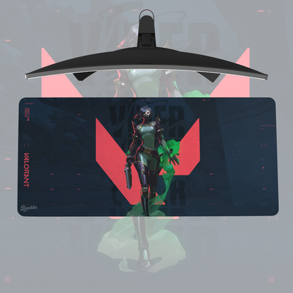 Valorant Viper Iconic Emblem Desk Mat