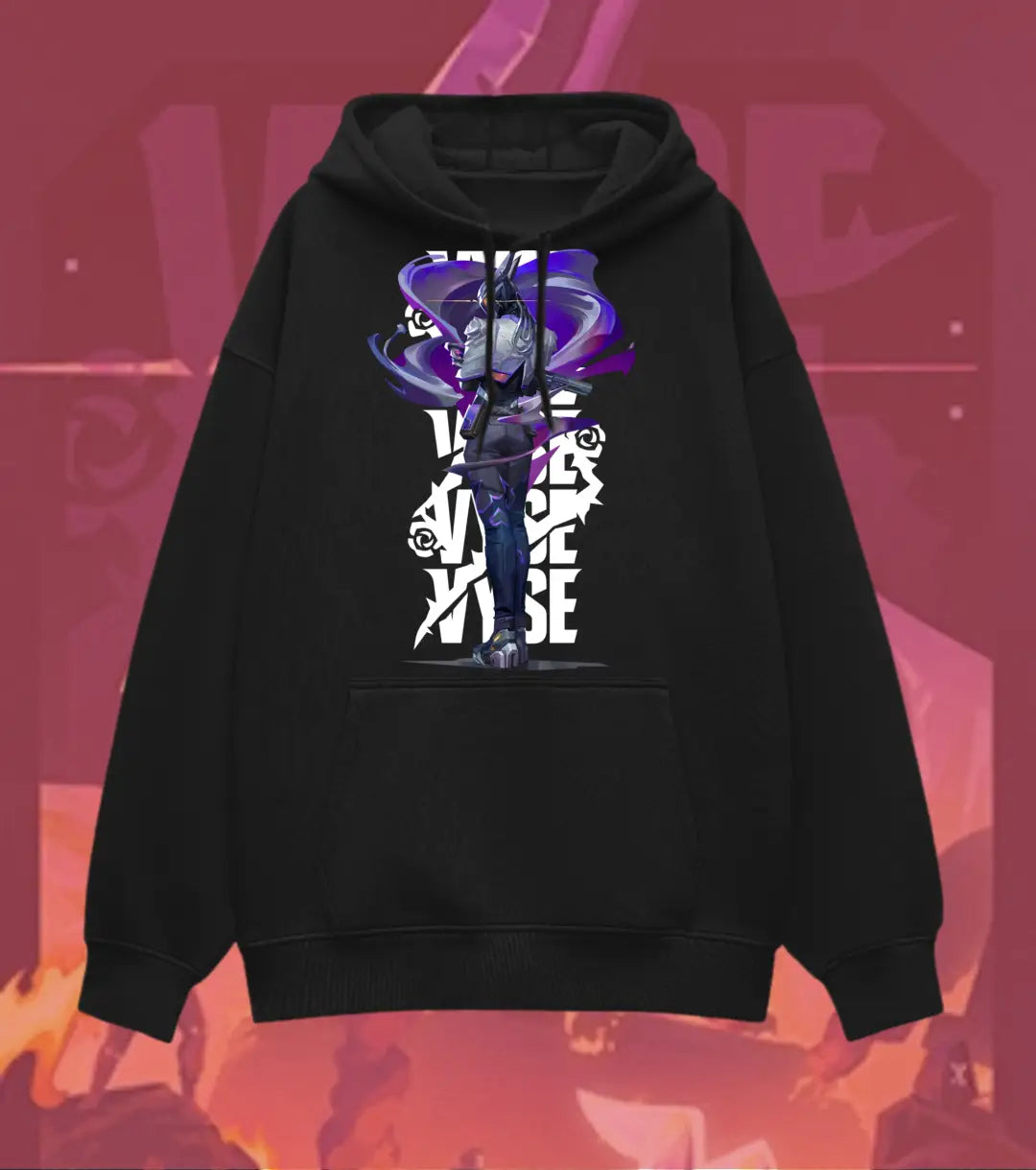 Vyse – Shadow Serpent Valorant Oversized Hoodie | Relaxed Power Layer - Valorant