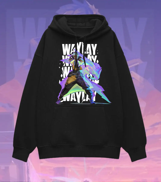 Waylay – Phantom Mirage Valorant Oversized Hoodie | Layer Up in Style - Valorant