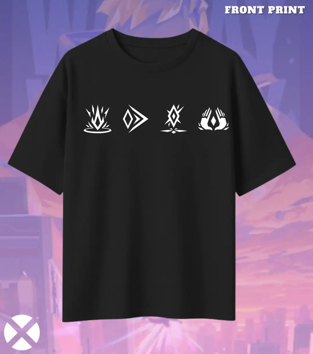 Waylay – Phantom Mirage Valorant Oversized T Shirt | Bold Casual Energy - Valorant