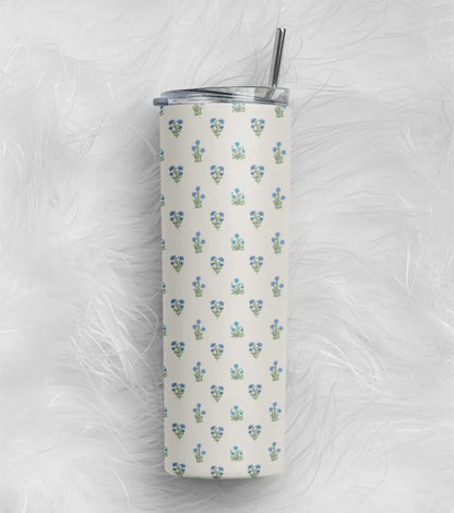 Wildflower Bliss Stainless Steel Tumbler – 591 ml
