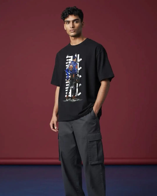 Yoru - Rift Breaker Valorant T Shirt | Vanish Strike Tee - Front Only / Black / S - Valorant